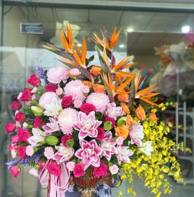 Giỏ hoa mẫu 06