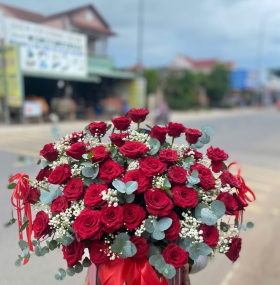 Giỏ hoa mẫu 01