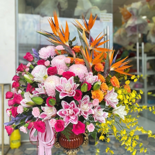Giỏ hoa mẫu 07