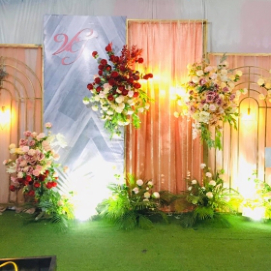 Backdrop Tiệc Cưới Mẫu 5