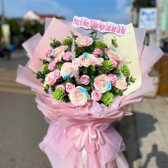 Hoa bó mẫu 04